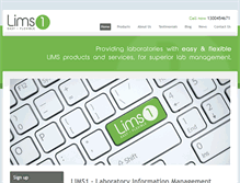 Tablet Screenshot of lims1.com